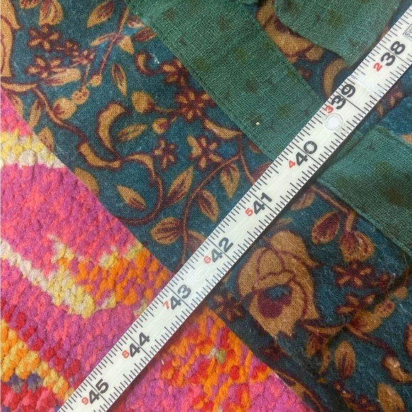 Ian Mosh S.L Multi-Layer Sleeveless Check Tweed Floral Ruffle Dress - Picture 13 of 16